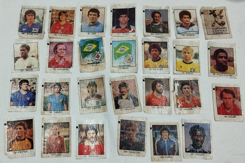 27 Figurinhas Ping Pong Da Copa Do Mundo De 1982 Na Espanha Ping Pong Copa 1982 (Usado)