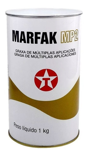 Grasa Litio Multi Propósito Marfak Mp2 Texaco Lata 1 Kg