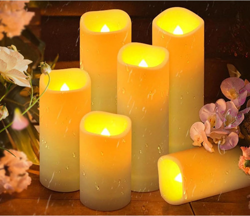 Led Sin Llama, Velas Electricas Decorativas,control Remoto