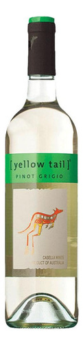 Vino blanco Pinot Grigio Yellow Tail 750 ml pack x 12 u