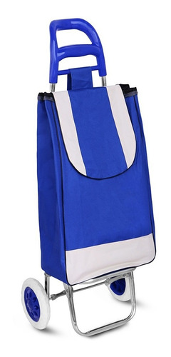 Carrito Para Mandado Carrito Multiusos Plegable Color Azul Rey