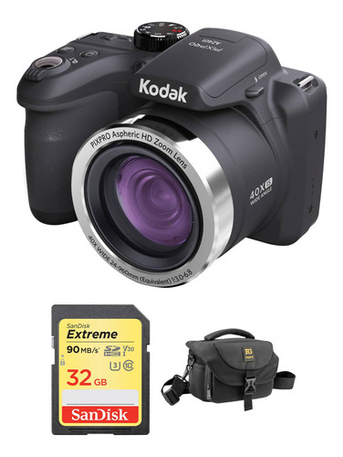 Kodak Pixpro Az401 Digital Camara Basic Kit (black)