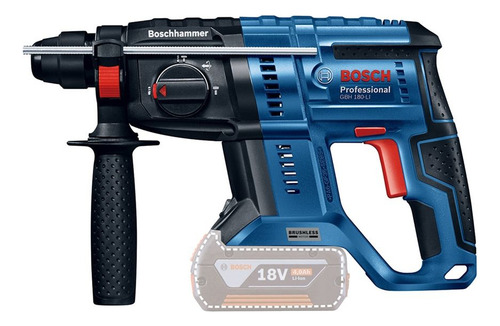 Martillo Perforador Sds Plus 18v Gbh 180-li Bosch Color Azul
