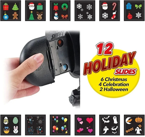 Proyector Led 48 Imagenes- Navidad - Hallowen