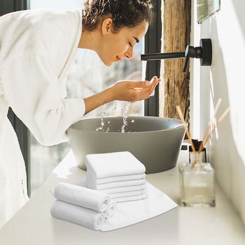 Paño Desechable Pequeño De Algodón Blanco P Washcloths