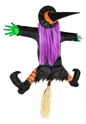 . Colgante Decorativo De Halloween Que Se Estrella Contra