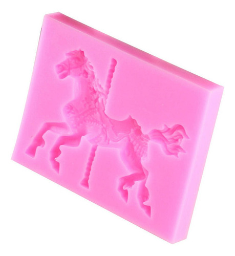 Tartas Para Fondants Novedad Caballos Carruseles De Silicona