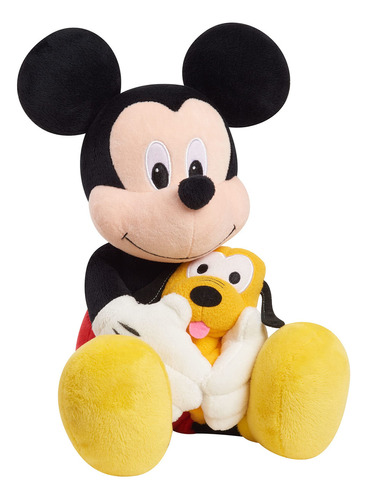 Disney Classic Just Play - Peluche De Mickey Mouse Y Pluto . Color Multicolor