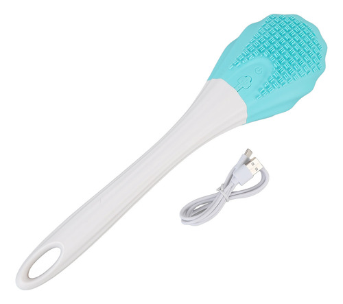 Cepillo Corporal Eléctrico Para Ducha, Mango Largo, Batería