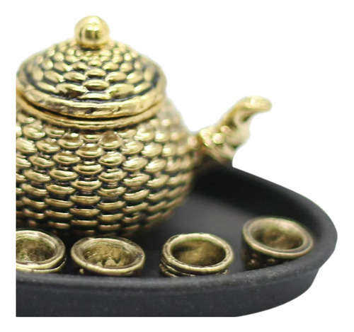 Juego De Tazas De Té Para Casa De Muñecas 1/12,