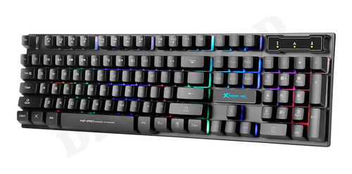 Imagen 2 de 3 de Teclado Gamer Xtrike Me Kb-280 Rgb Usb 2.0 Español
