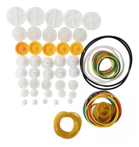 6 Pulley Rubber Transmission Belting Pulley Belt Shaft For