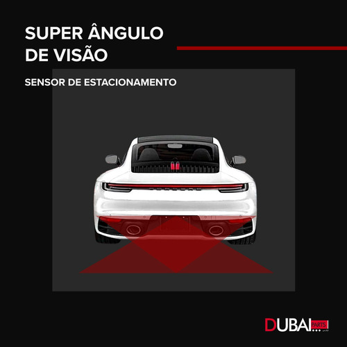 Sensor De Ré Estacionamento Branco Volkswagen Spacefox 2015