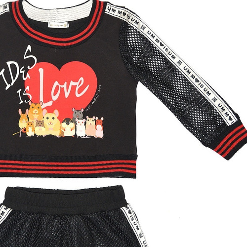 Conjunto Infantil Love Um Mais Um 781046