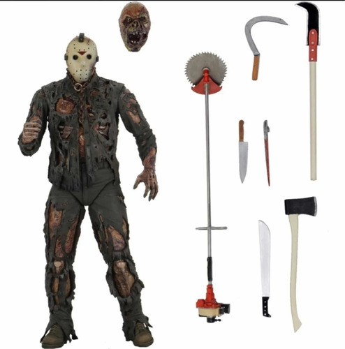Jason Figura Neca Ultimate Friday The 13th Part 7 New Boold