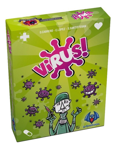 Virus! El Dragón Azul Virus Juego De Mesa Juego De Cartas