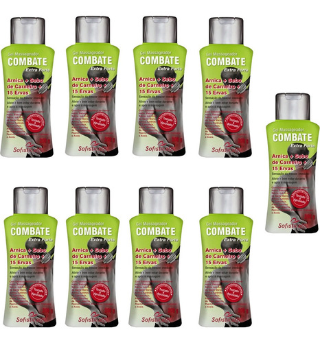 Gel Extra Forte Arnica + Sebo De Carneiro + 15 Ervas Kit 9
