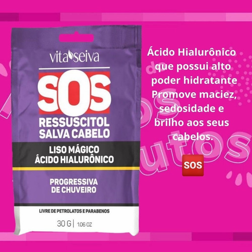 Imagem 10 de 12 de Kit Progressiva Chuveiro+ Biotina+ Cresce Forte Vita Seiva