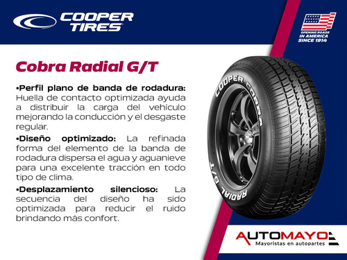 Pack 4 Llantas Cobra Radial G/t Cooper P235/70r15 102t Sl