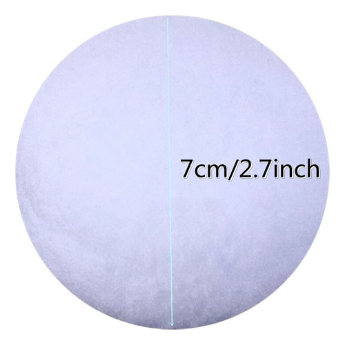 50 Pzs Bolas De Nieve Artificial Suave Navidad Polipropileno