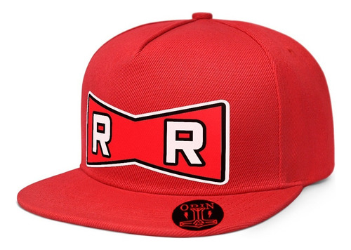 Gorra Plana Snapback Dragon Ball Patrulla Roja