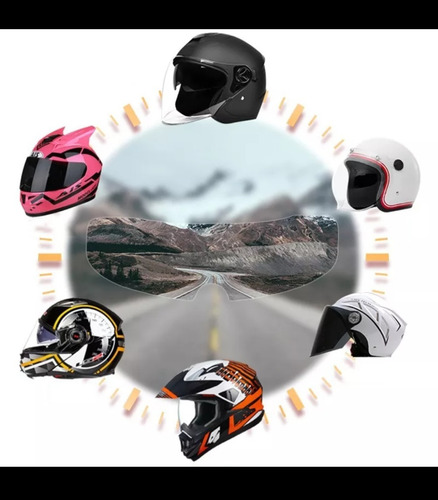 Imagen 4 de 10 de Film Antiempañante Anti-fog Para Visor De Casco Excelente!!!