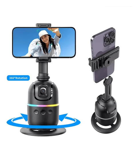 Gimbal Suporte Celular 360o Reconhecimento Facial Gestos Tiktok Peining