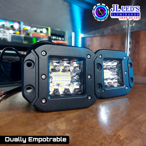 Duallys Empotrables Leds Spoot And Floot 36 Watts (par).