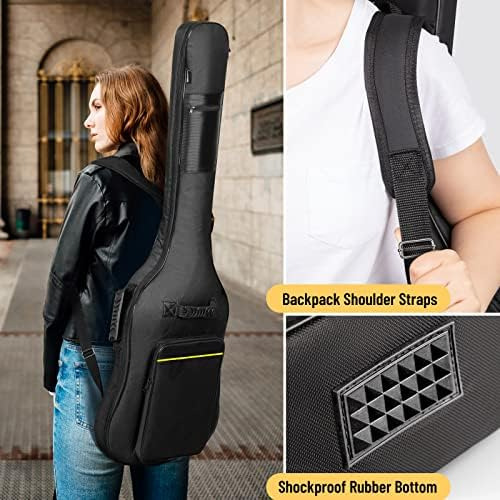 Funda Para Bajo Electrico, Con Doble Correa Ajustable