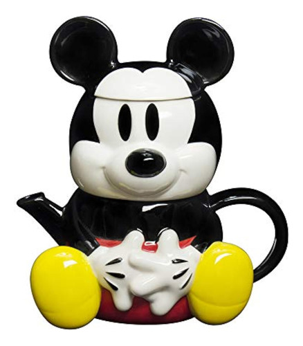 Mickey Mouse T-4 One San1812 (conjunto De Taza Y Tetera Con