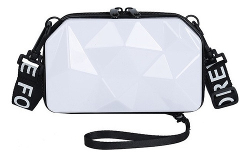 Bolsa Mini Bag Influencer Diamante Moda Blogueira Chl B-808 Cor Branco