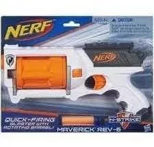 Nerf N-strike Attack Unit Pistola Lançador Azul - Escorrega o Preço