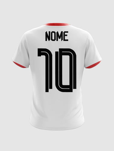Camisetas Personalizada Flamengo Nome & Numero