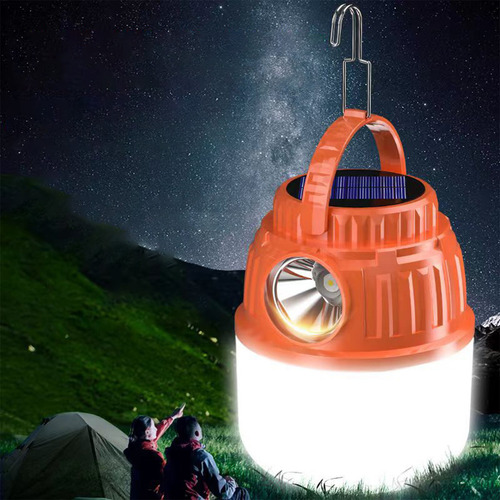 Lámpara Portátil 3d Para Acampar Al Aire Libre, Alimentada P
