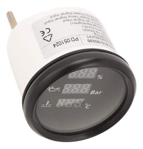 Indicador Digital Marino De 52 Mm, Indicador De Presión De A