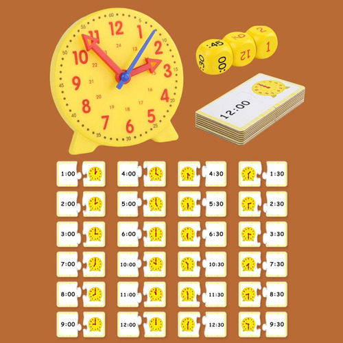 Relógio Infantil Brinquedo De Aprendizagem De Habilidades