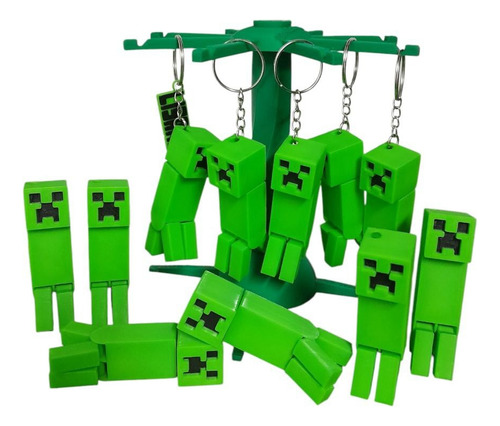 Llavero Souvenir Minecraft Creeper Personalizado X35unidades