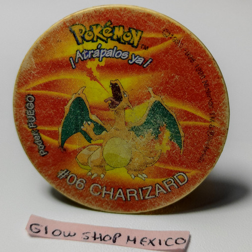 Tazo Pokémon 2 - Charizard #06 Estética 7 Sabritas México