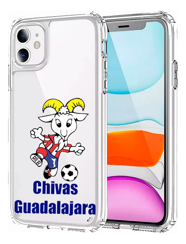 Funda Transparente Para Iphone 11 Al 16 - Chivas Del Guada Transparente Iphone 12 Pro