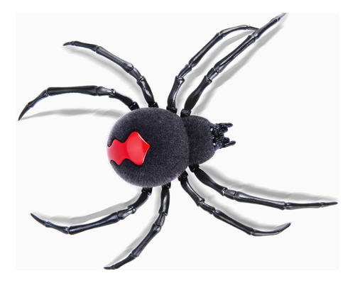 Araña De Juguete Robótica Negra Zuru Robo Alive Color Negro