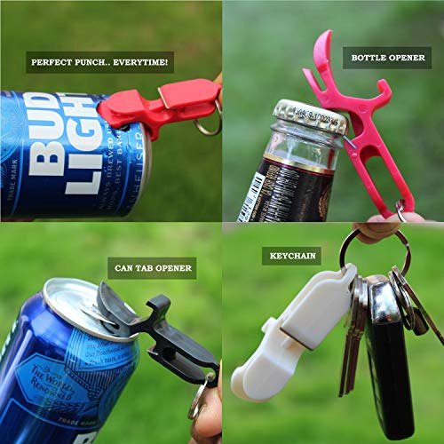 Llavero Abrebotellas Beer Shotgun, Paquete De 10, Negro -