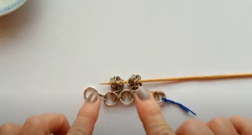 Imagen 4 de 6 de Video Tutorial ¦ Curso Tejido Medieval ¦ Pulsera Blonda