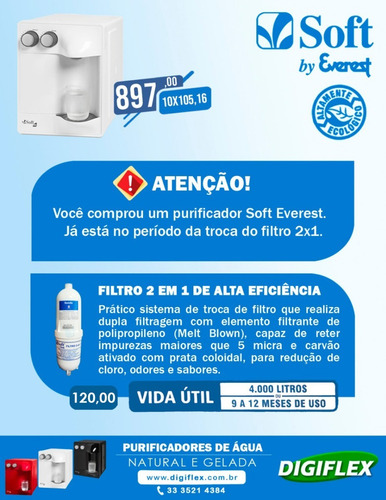 Imagem 3 de 3 de Pré Filtro Soft Everest