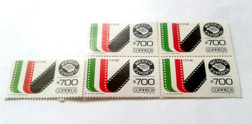 Imagen 3 de 3 de Timbres Postales México Exporta Cine