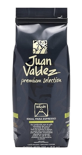 Cafe Colombiano Juan Valdez Molido Volcan 250 Gramos
