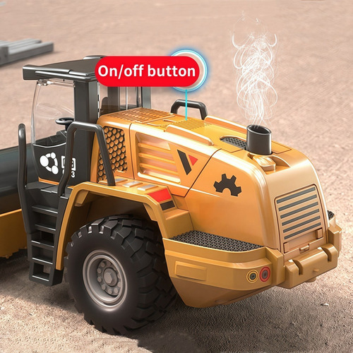 Modelo De Coche De Ingeniería Para Niños Con Spray Y Luces