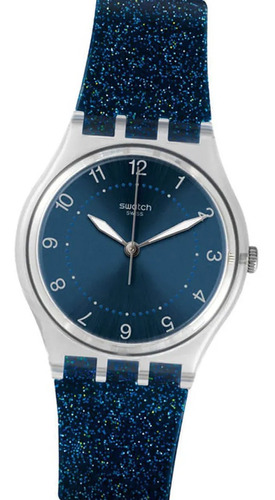Reloj Swatch Ge269 Glitterspoir Malla Glitter Envio Gratis