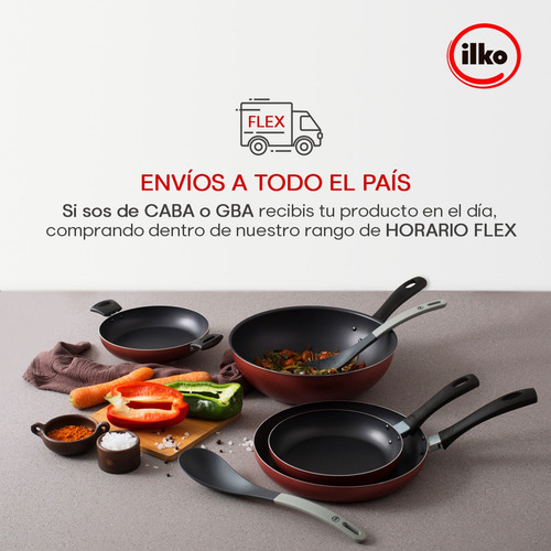 Imagen 9 de 10 de Cuchillo Santoku 18 Cm Acero Inox Ilko