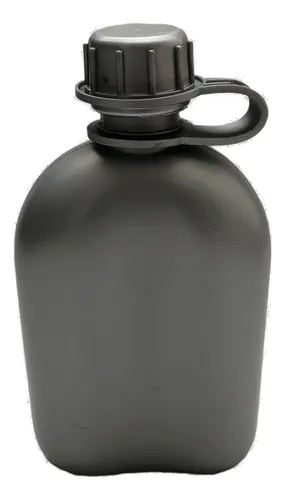 comprar Cantimplora Plástica Militar 1 Lts Verde Tapa Antiderrame