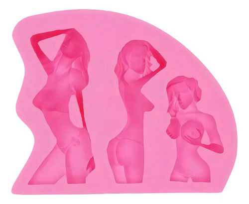 Molde De Silicone Mulher Erótico Para Confeitaria E Biscuit